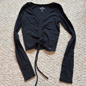 Hollister Women's Black Long Sleeve Top